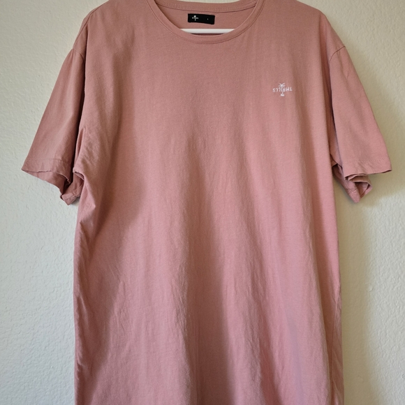 Thrills Dusty Rose Men's Short Sleeve Tee - Picture 1 of 6